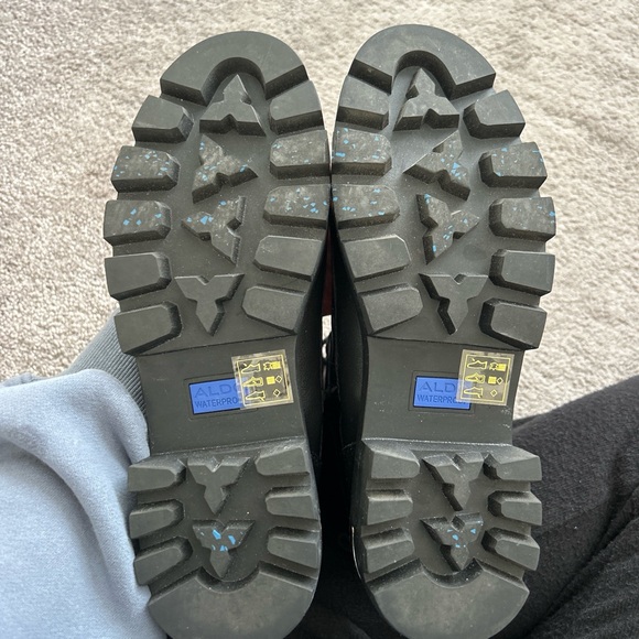 Black Fur-Lined Women's Boots Aldo - Picture 4 of 6